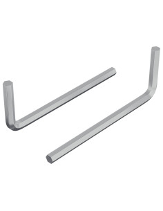 Chiave Esagonale 2 pcs Argento 32 x 86 mm Acciaio 2