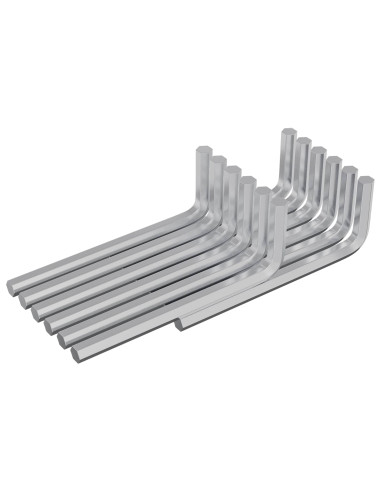 Chiave Esagonale 1800 pcs Argento 32 x 86 mm Acciaio