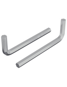 Chiave Esagonale 2 pcs Argento 32 x 86 mm Acciaio 2