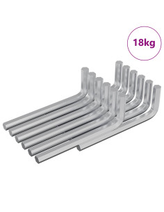 Chiave Esagonale 1800 pcs Argento 32 x 86 mm Acciaio 2