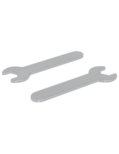 Chiave inglese 2 pcs Argento 10 mm Ferro