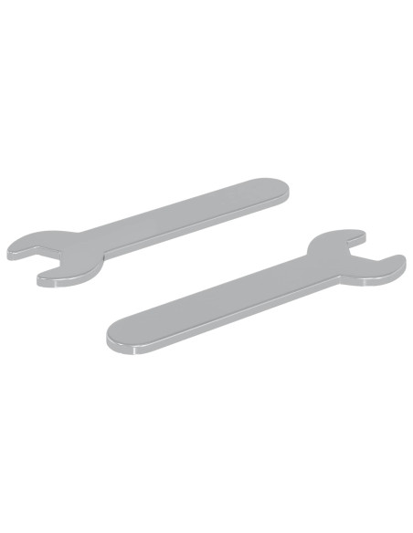 Chiave inglese 2 pcs Argento 10 mm Ferro