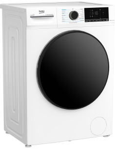 Beko BMDSC7545B: Lavasciuga Slim, 7+5kg, 1400giri, Classe D/A, linea Estetica NX, display touch, oblò nero con cover, funzione  2
