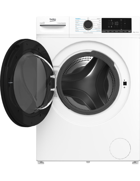 Beko BMDSC7545B: Lavasciuga Slim, 7+5kg, 1400giri, Classe D/A, linea Estetica NX, display touch, oblò nero con cover, funzione 