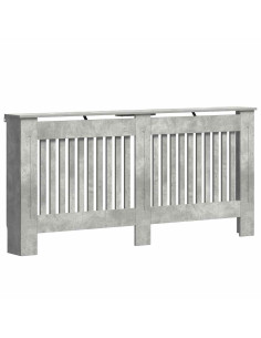 Copertura per radiatori Grigio cemento 172 x 19 x 81,5 cm 2