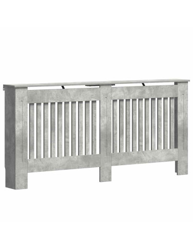 Copertura per radiatori Grigio cemento 172 x 19 x 81,5 cm
