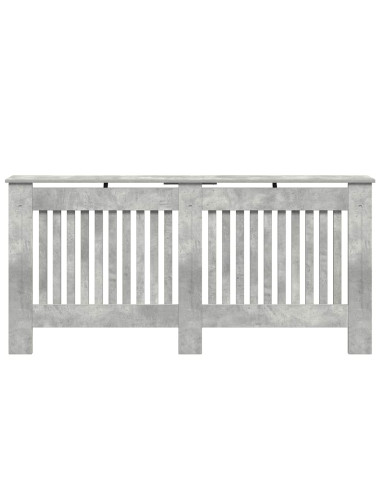 Copertura per radiatori Grigio cemento 172 x 19 x 81,5 cm