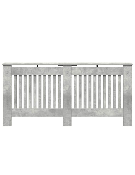 Copertura per radiatori Grigio cemento 172 x 19 x 81,5 cm