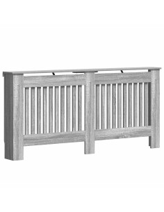 Copertura per radiatori Grigio Sonoma 172 x 19 x 81,5 cm 2