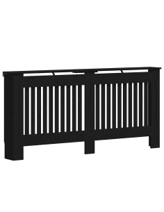 Copertura per radiatori Rovere Nero 172 x 19 x 81,5 cm 2