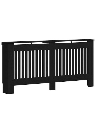 Copertura per radiatori Rovere Nero 172 x 19 x 81,5 cm