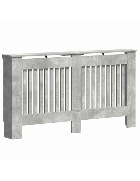 Copertura per radiatori Grigio cemento 152 x 19 x 81,5 cm