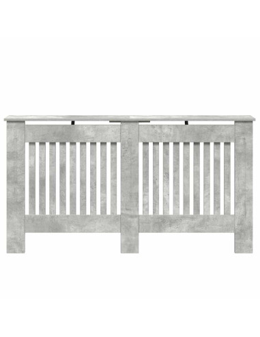 Copertura per radiatori Grigio cemento 152 x 19 x 81,5 cm