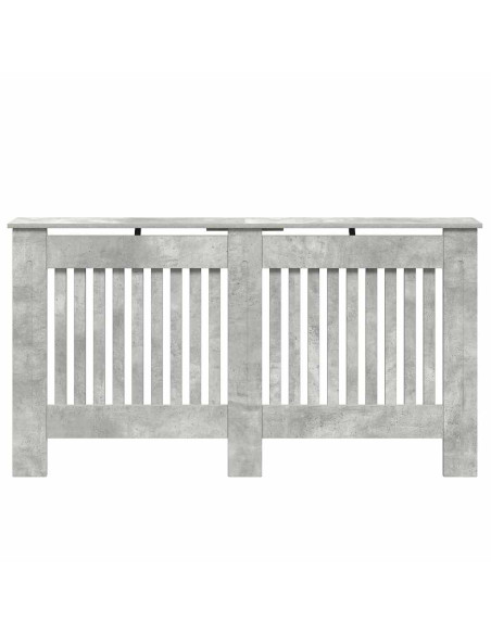 Copertura per radiatori Grigio cemento 152 x 19 x 81,5 cm