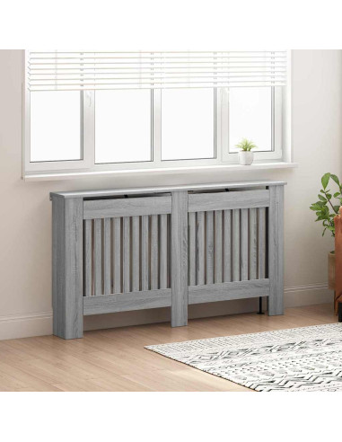 Copertura per radiatori Grigio Sonoma 152 x 19 x 81,5 cm