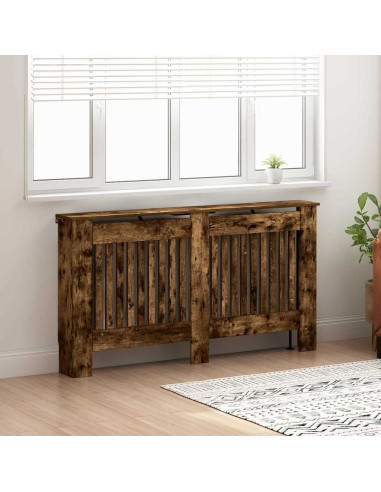 Copertura per radiatori Rovere fumé 152 x 19 x 81,5 cm