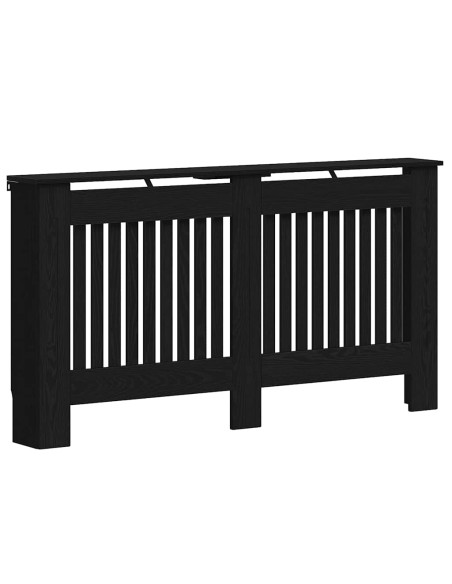 Copertura per radiatori Rovere Nero 152 x 19 x 81,5 cm