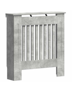 Copertura per radiatori Grigio cemento 78 x 19 x 81,5 cm 2