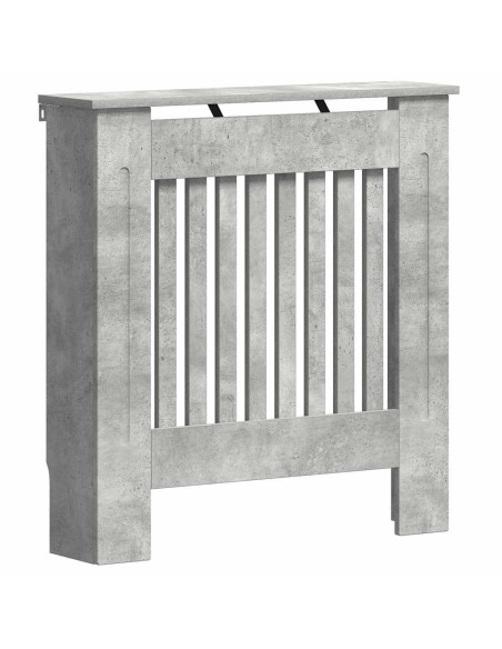 Copertura per radiatori Grigio cemento 78 x 19 x 81,5 cm