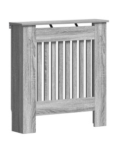 Copertura per radiatori Grigio Sonoma 78 x 19 x 81,5 cm 2