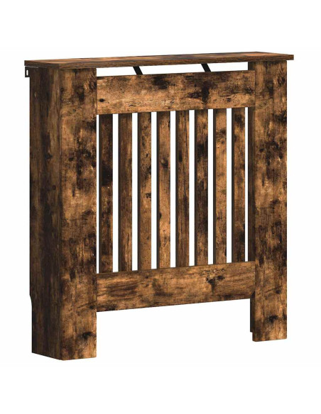 Copertura per radiatori Rovere fumé 78 x 19 x 81,5 cm