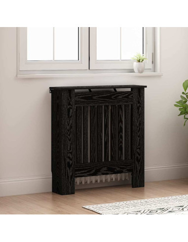 Copertura per radiatori Rovere Nero 78 x 19 x 81,5 cm