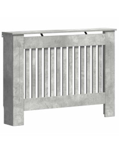 Copertura per radiatori Grigio cemento 112 x 19 x 81,5 cm 2