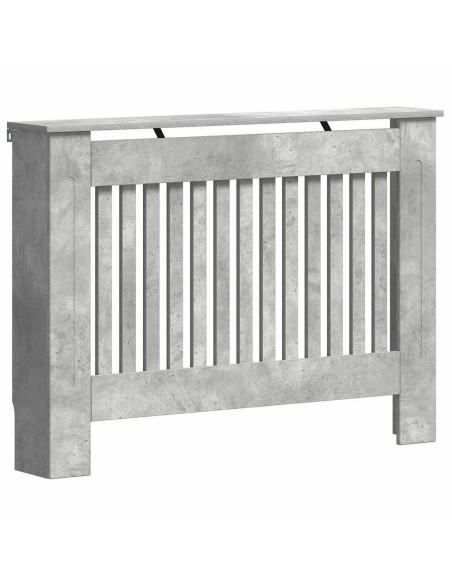 Copertura per radiatori Grigio cemento 112 x 19 x 81,5 cm