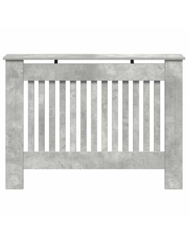 Copertura per radiatori Grigio cemento 112 x 19 x 81,5 cm