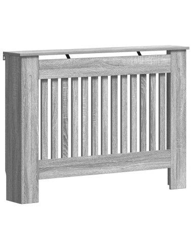 Copertura per radiatori Grigio Sonoma 112 x 19 x 81,5 cm