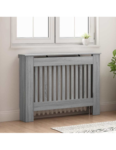 Copertura per radiatori Grigio Sonoma 112 x 19 x 81,5 cm