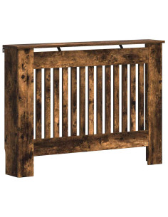 Copertura per radiatori Rovere fumé 112 x 19 x 81,5 cm 2