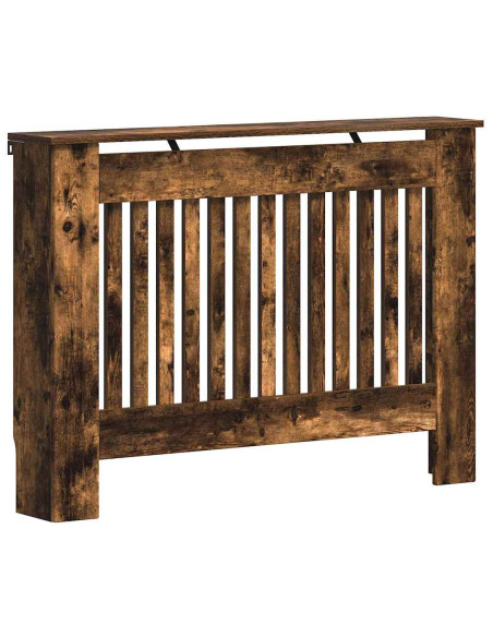 Copertura per radiatori Rovere fumé 112 x 19 x 81,5 cm