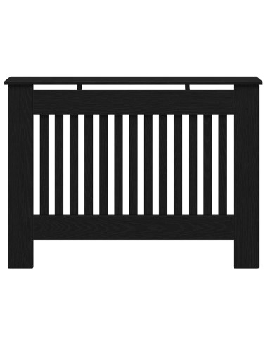 Copertura per radiatori Rovere Nero 112 x 19 x 81,5 cm