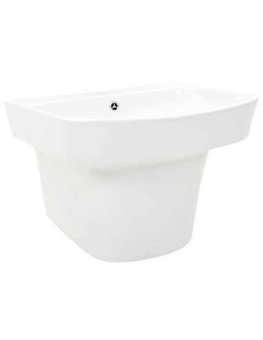 Lavabo Bianco 50 x 45 x 41 cm Ceramica Smaltata