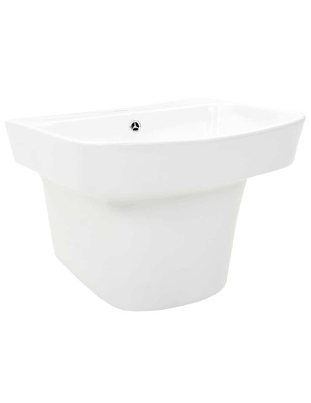 Lavabo Bianco 50 x 45 x 41 cm Ceramica Smaltata