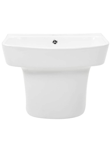 Lavabo Bianco 50 x 45 x 41 cm Ceramica Smaltata