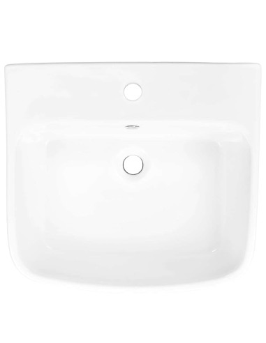 Lavabo Bianco 50 x 45 x 41 cm Ceramica Smaltata
