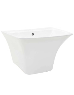 Lavabo Bianco 53 x 44 x 37 cm Ceramica Smaltata 2