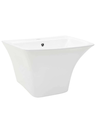 Lavabo Bianco 53 x 44 x 37 cm Ceramica Smaltata
