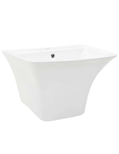 Lavabo Bianco 53 x 44 x 37 cm Ceramica Smaltata