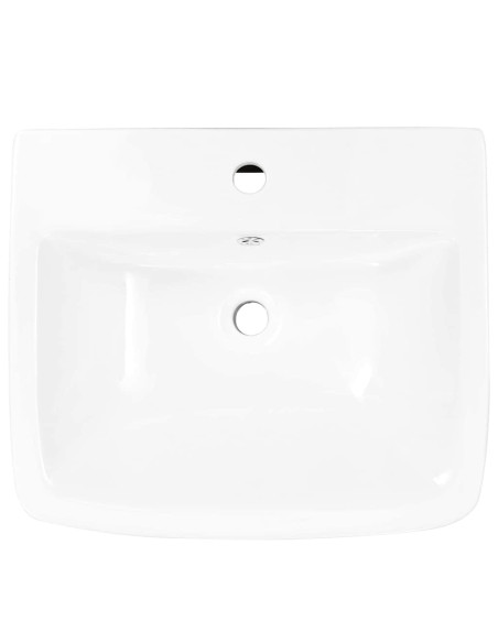 Lavabo Bianco 53 x 44 x 37 cm Ceramica Smaltata