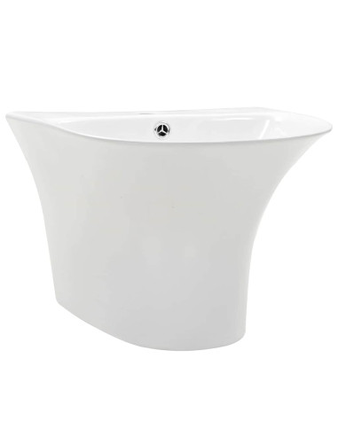 Lavabo Bianco 47 x 45 x 37 cm Ceramica Smaltata