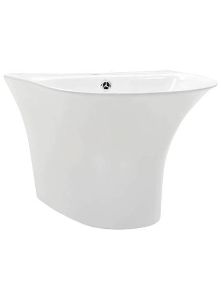 Lavabo Bianco 47 x 45 x 37 cm Ceramica Smaltata