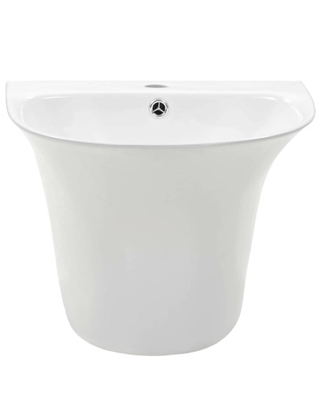 Lavabo Bianco 47 x 45 x 37 cm Ceramica Smaltata
