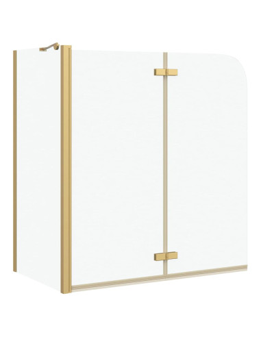 Involucro Doccia Oro 120 x 68 x 130 cm Vetro ESG e Alluminio