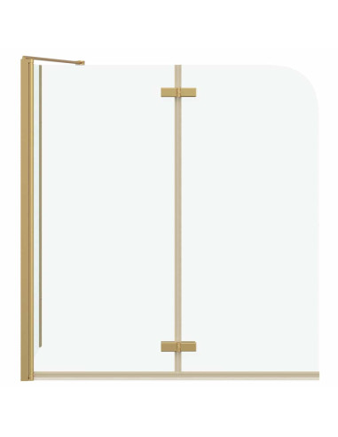 Involucro Doccia Oro 120 x 68 x 130 cm Vetro ESG e Alluminio