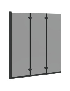 Involucro Doccia Nero 130 x 138 cm Vetro ESG e Alluminio 2