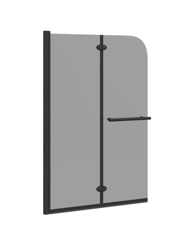 Involucro Doccia Nero 120 x 140 cm Vetro ESG e Alluminio