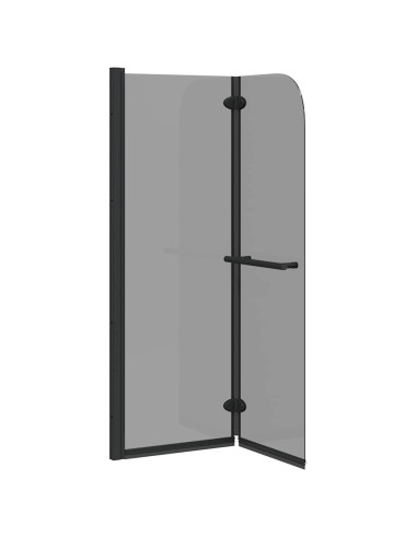 Involucro Doccia Nero 120 x 140 cm Vetro ESG e Alluminio